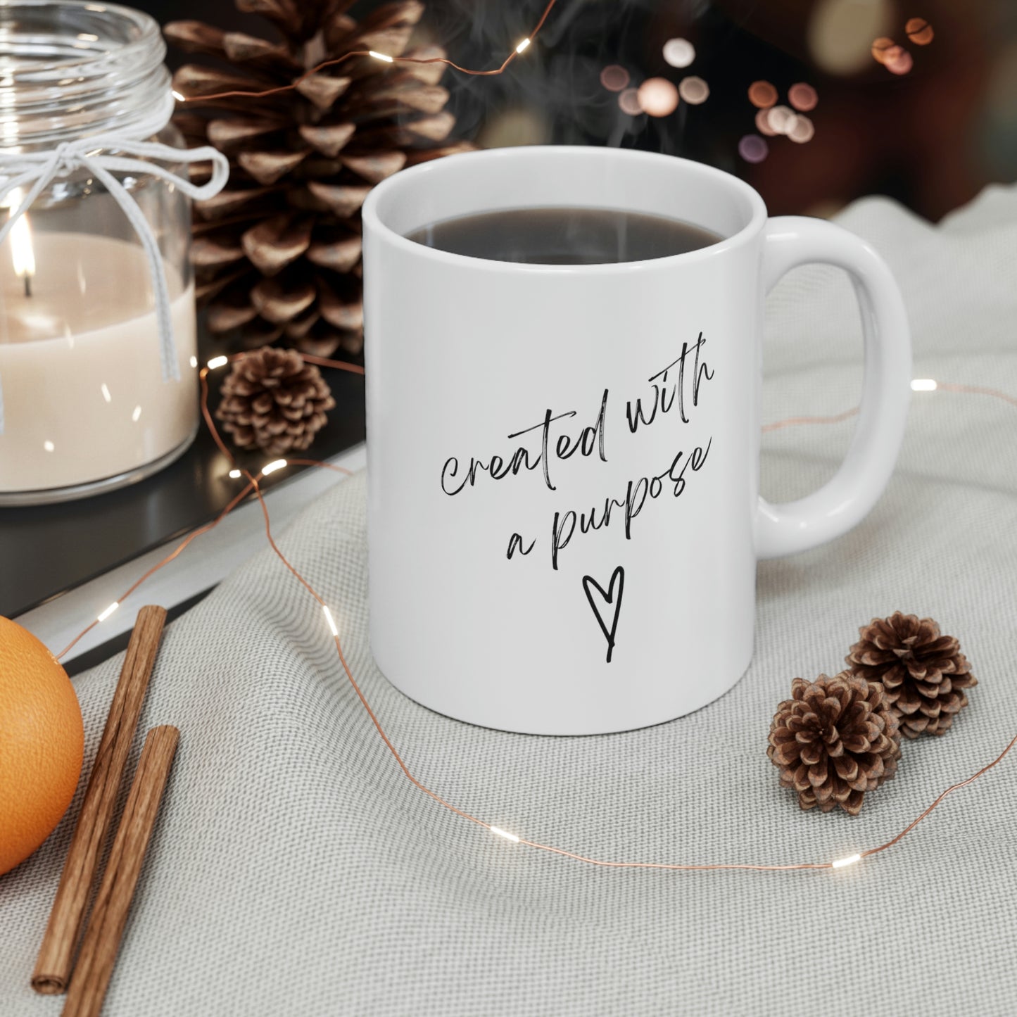 Created with a purpose Mug 11oz