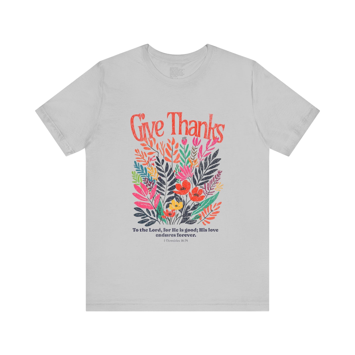 Give Thanks to the Lord COLOR | Unisex Tee