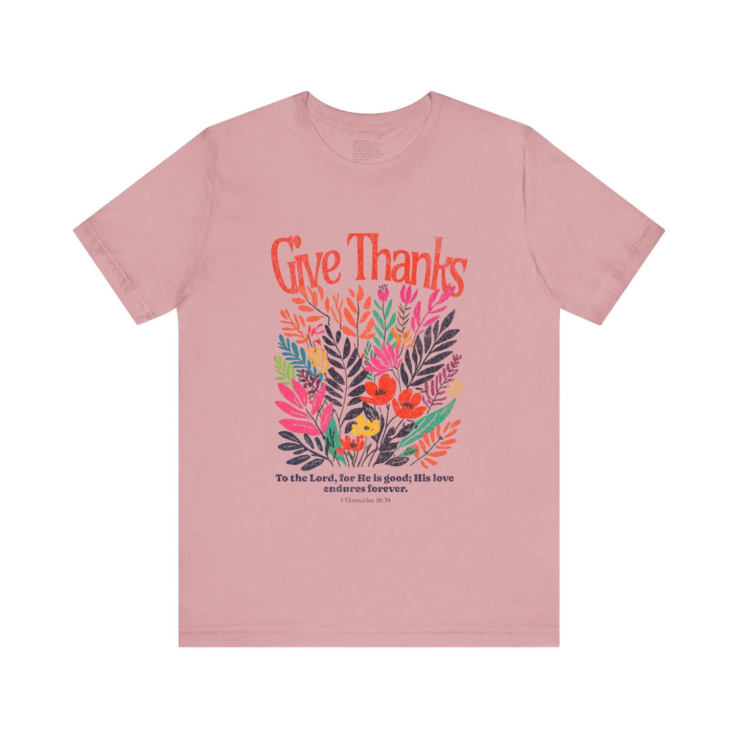 Give Thanks to the Lord COLOR | Unisex Tee
