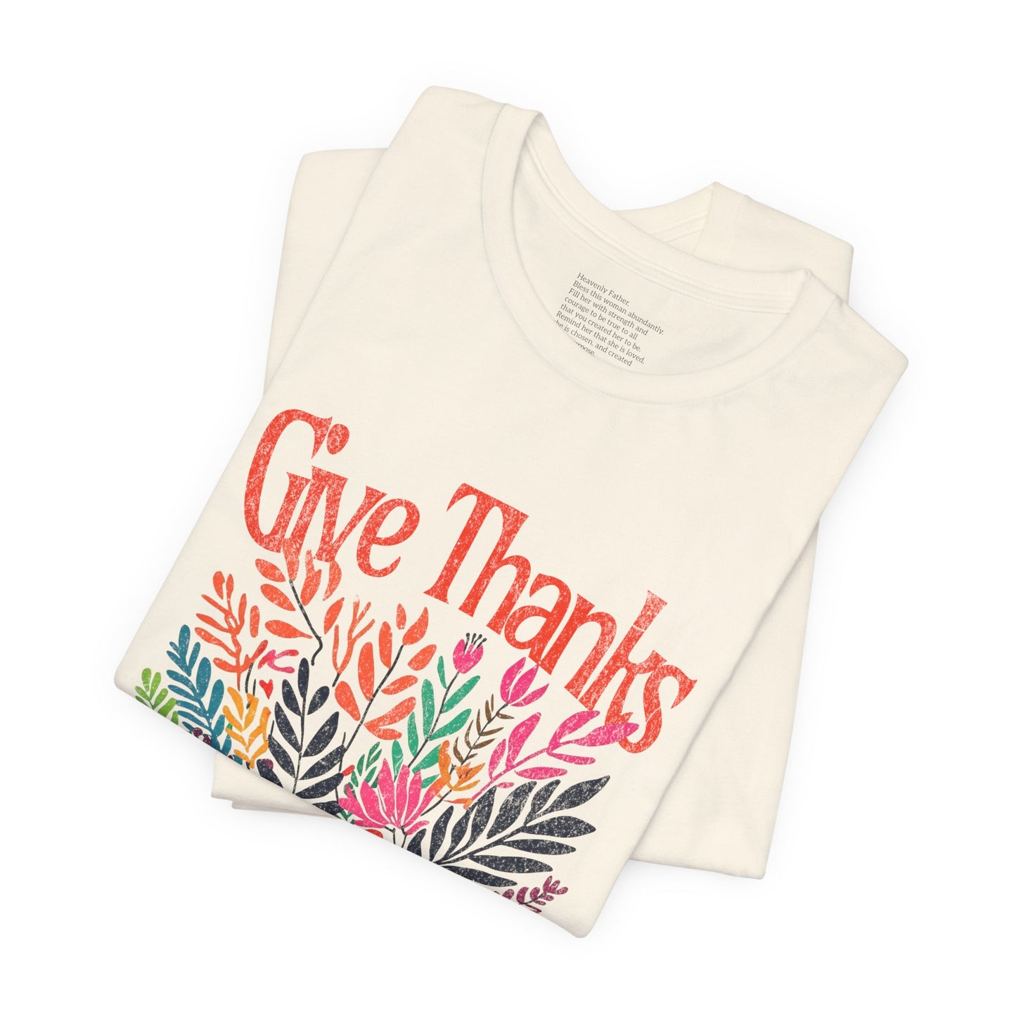 Give Thanks to the Lord COLOR | Unisex Tee