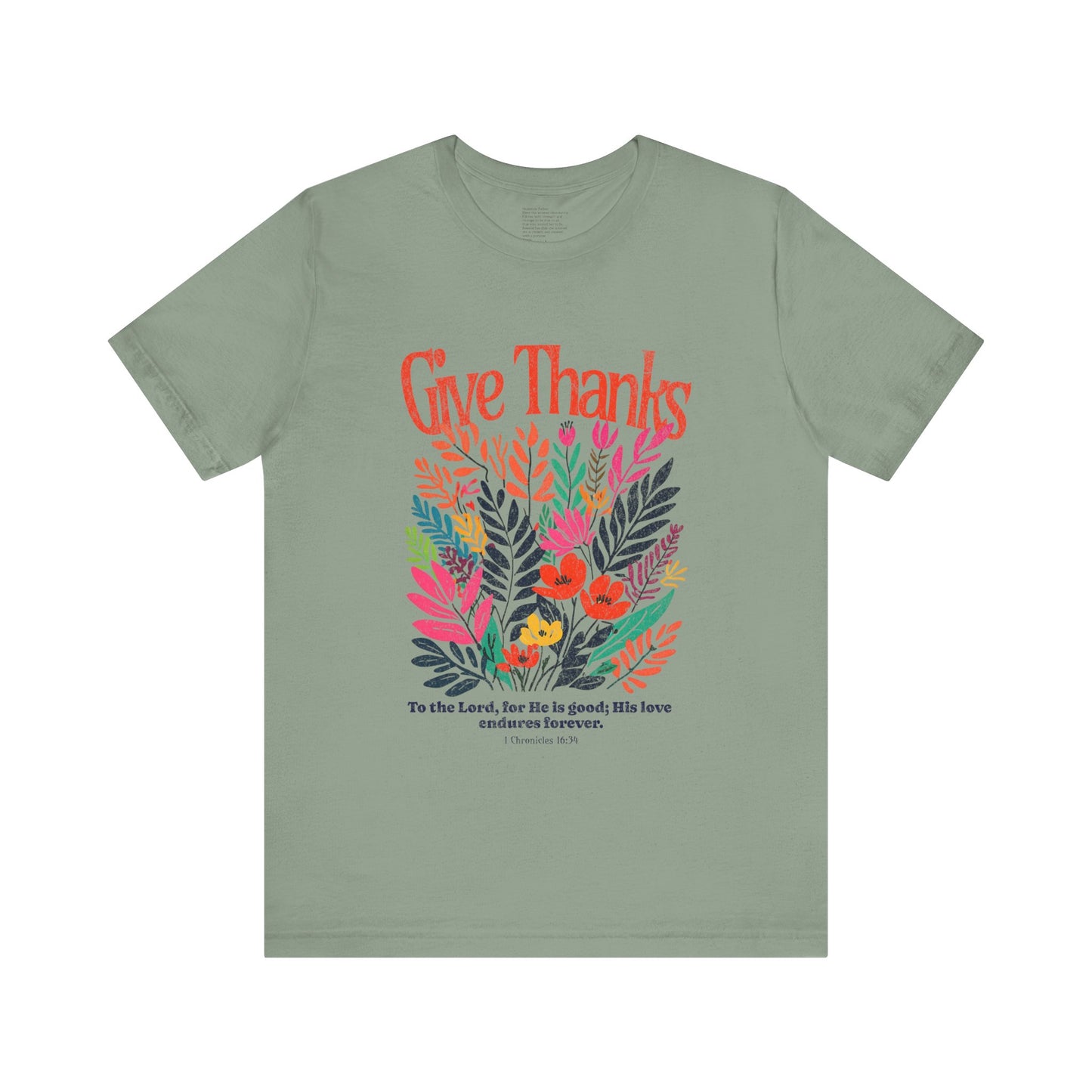Give Thanks to the Lord COLOR | Unisex Tee