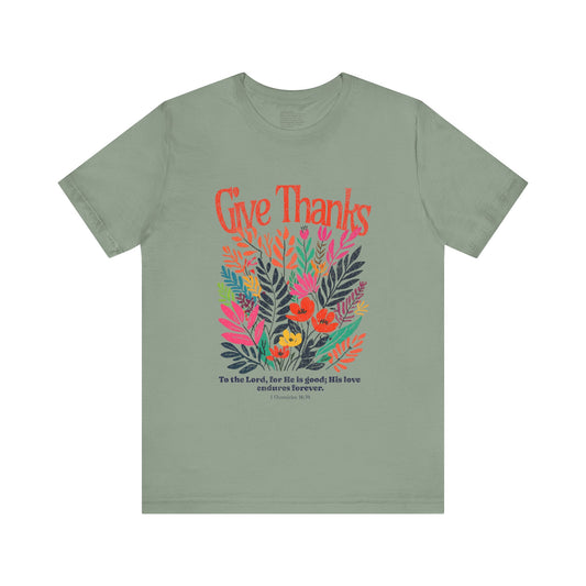 Give Thanks to the Lord COLOR | Unisex Tee