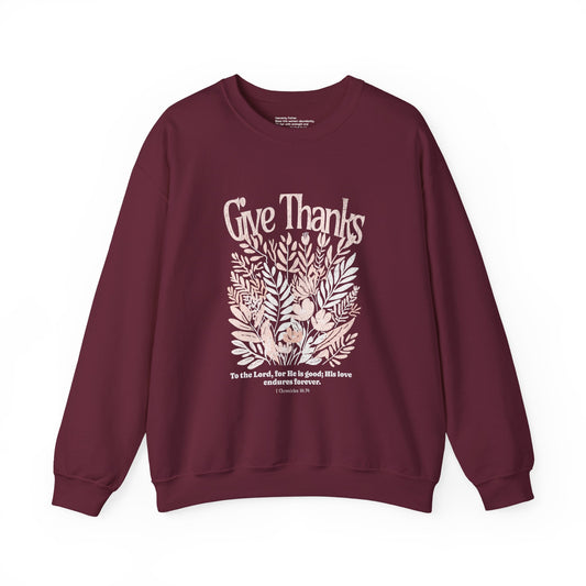 Give Thanks | Crewneck Sweatshirt