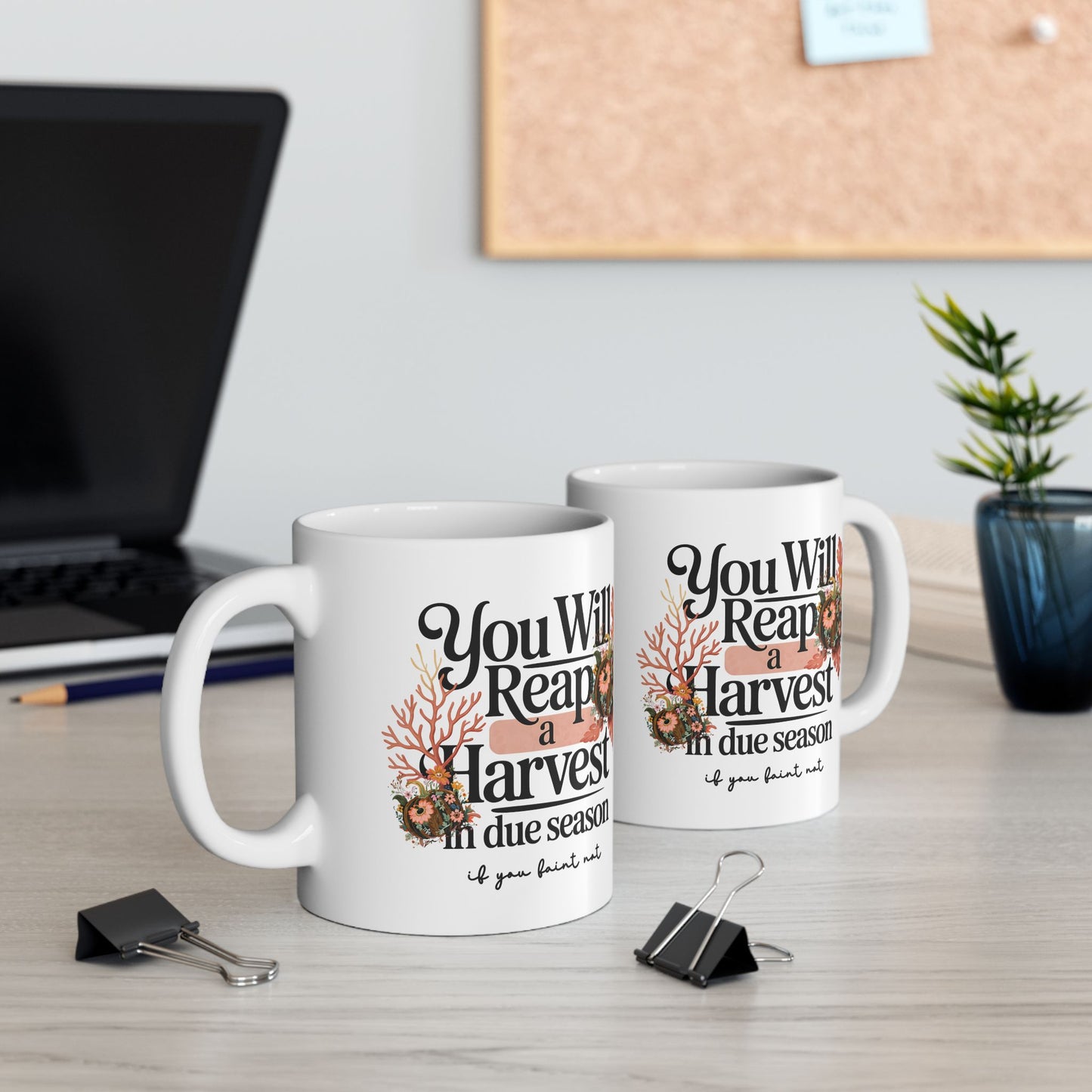 You Will Reap a Harvest in Due Season | Scripture Mug